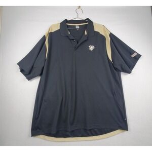 Pittsburgh Penguins Lee Polo Shirt Men's 2XL Black 100% Polyester  Short Sleeve